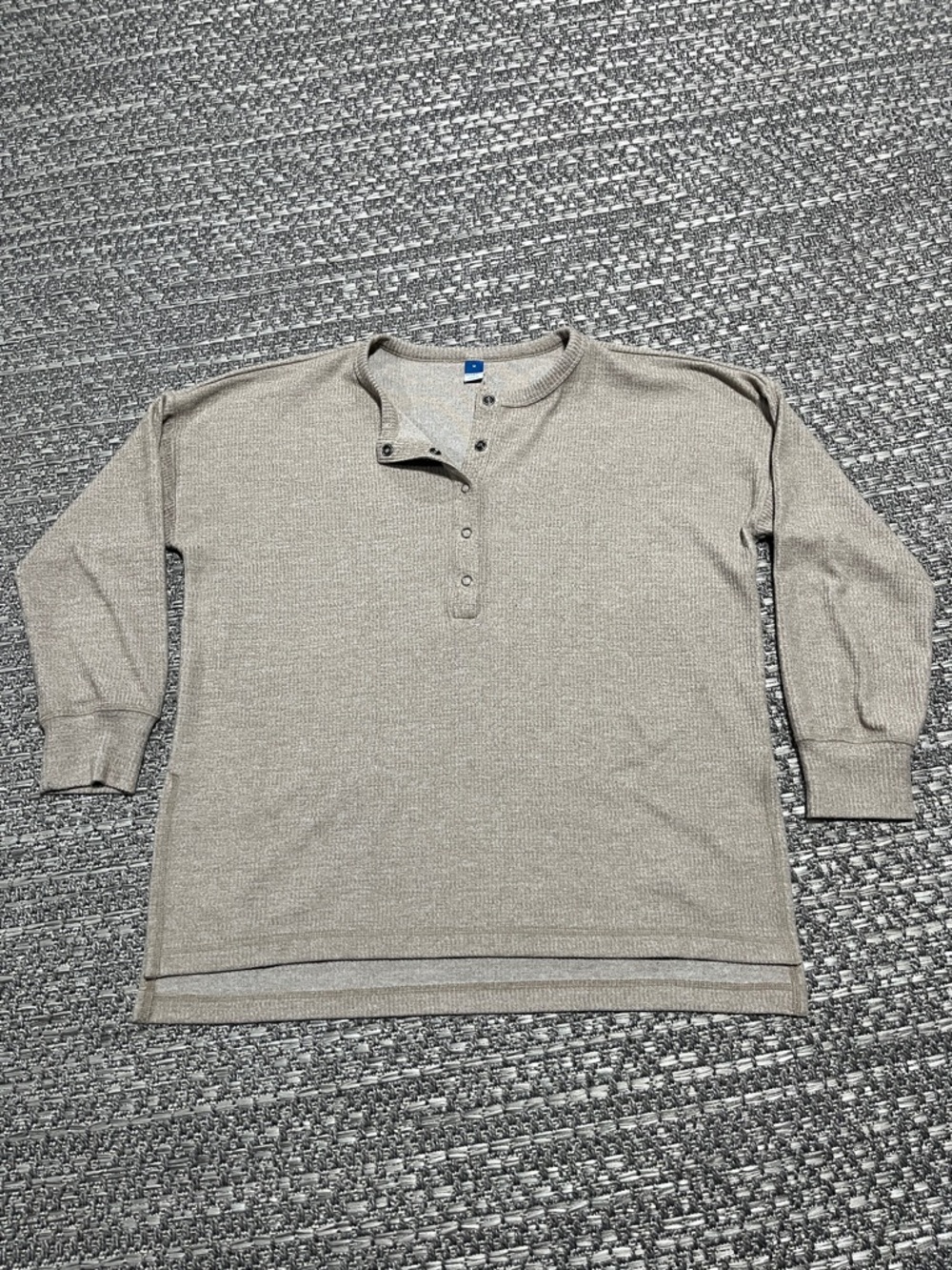 Old Navy | Oversized Ribbed Long Sleeve Henley